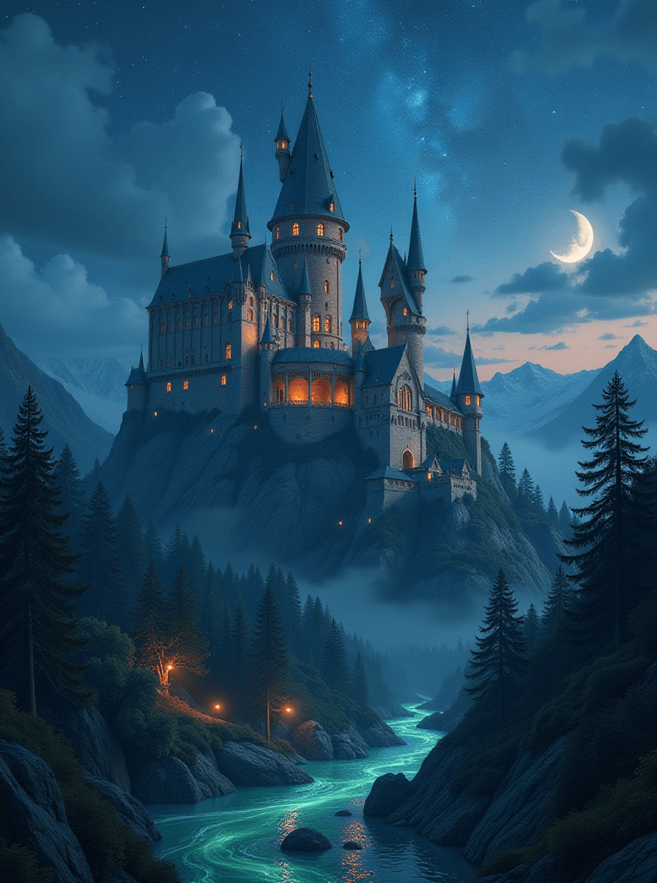 Fantasy Castle Landscape