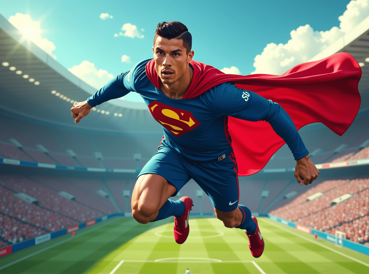 Cristiano Ronaldo Superhero