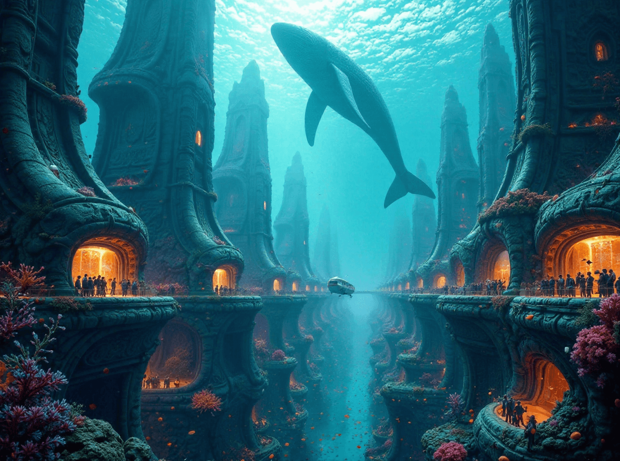 Massive Underwater City