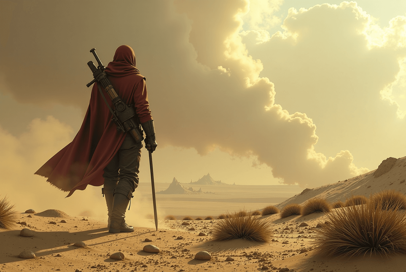 Post-apocalyptic desert