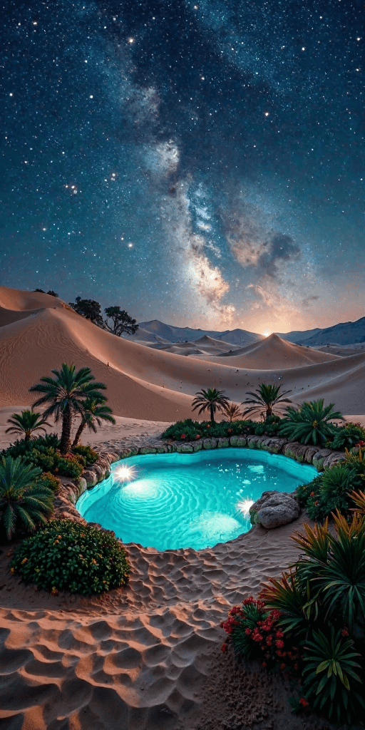 Celestial Oasis in a Desert of Stars
