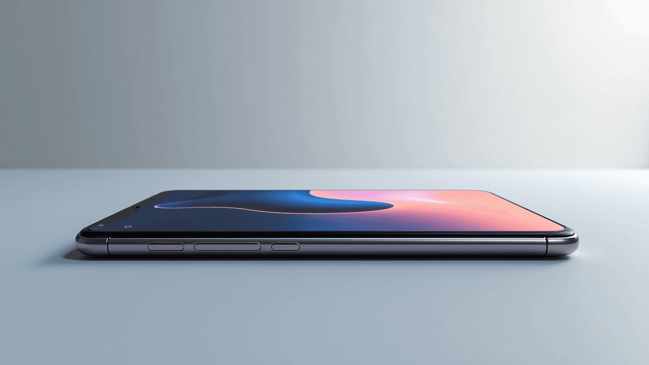 Foldable smartphone