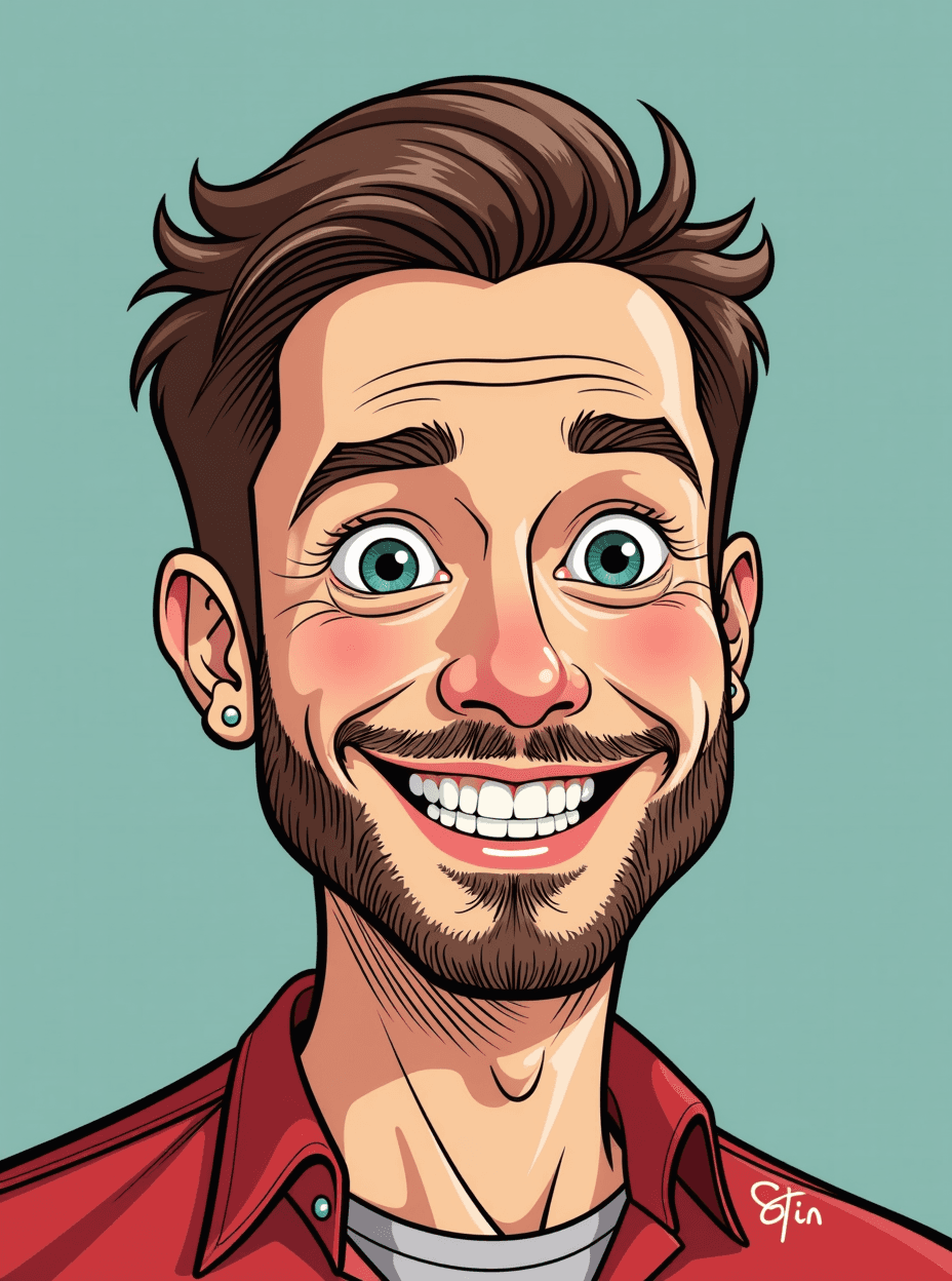 Cartoon Selfie