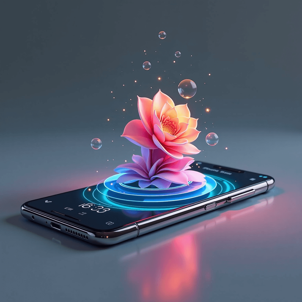 3D projection smartphone