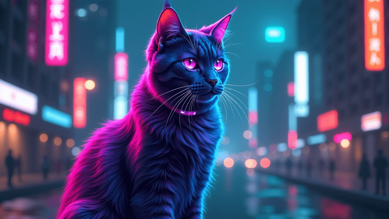 Cyberpunk Cat
