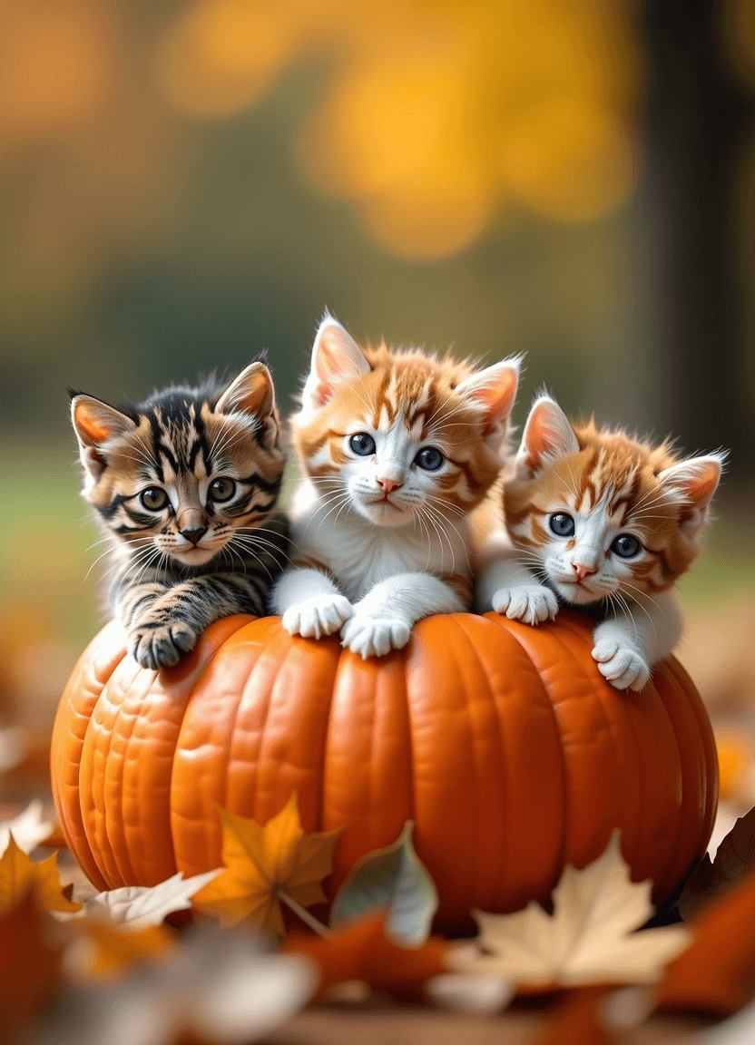 Autumn Kittens