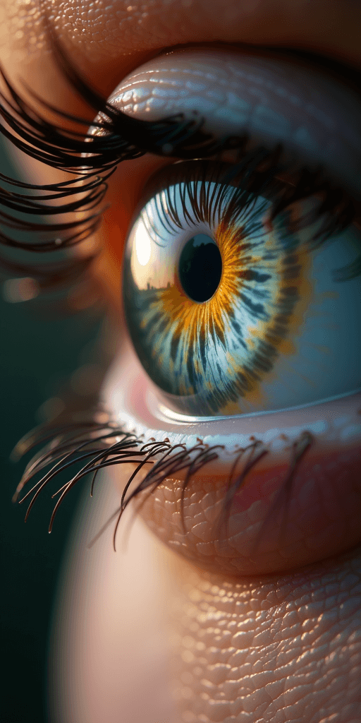 Tear with battlefield reflection