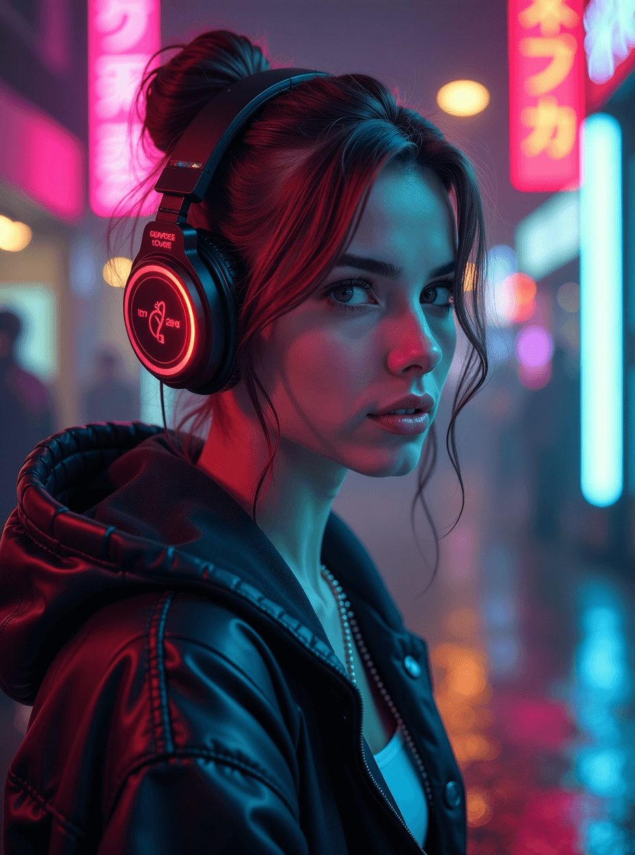 Cyberpunk Selfie