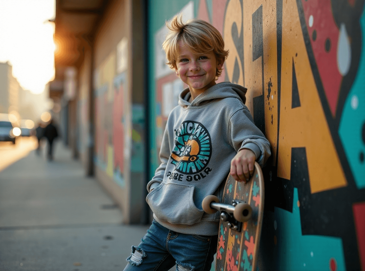Morning Skateboarder