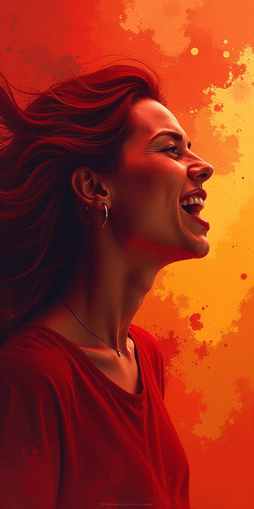 Fiery Brushstrokes