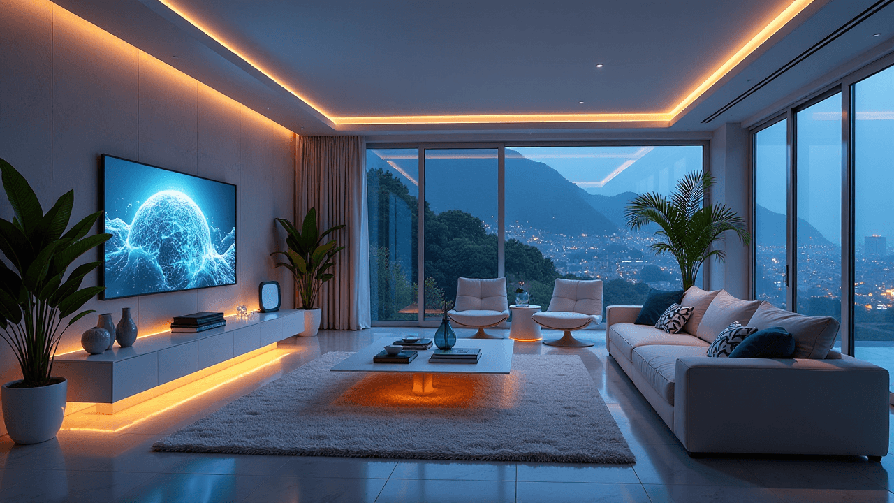 Futuristic Interior Room