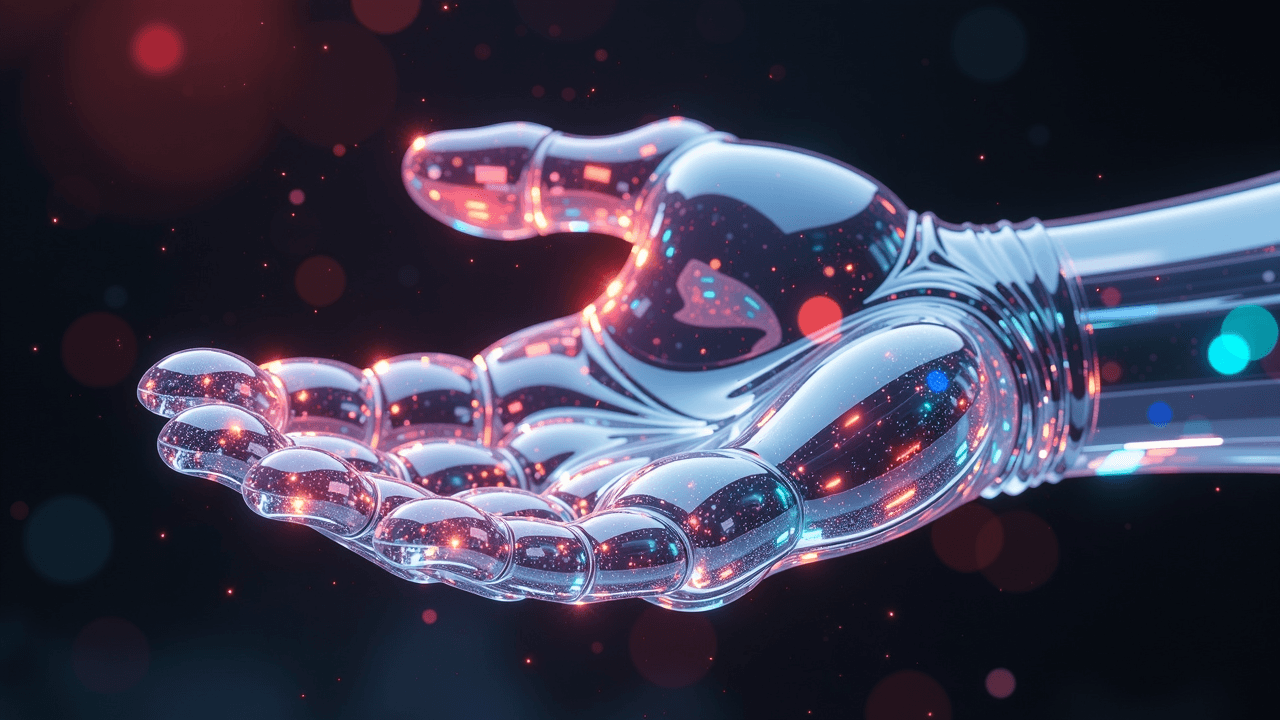 Crystal hand