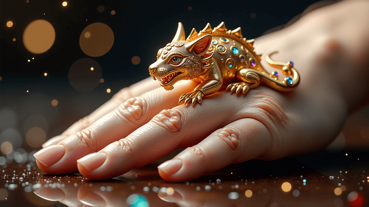 Golden hand
