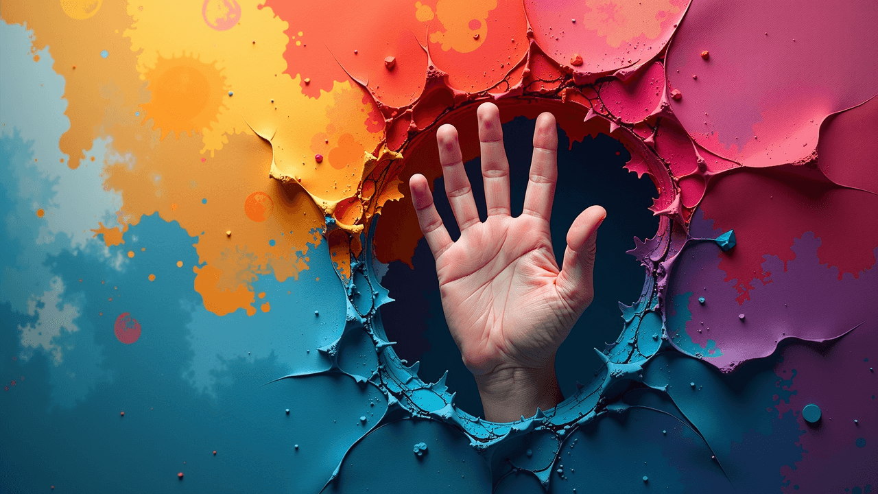 Abstract hand