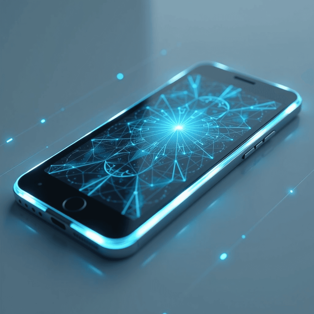 Transparent holographic phone