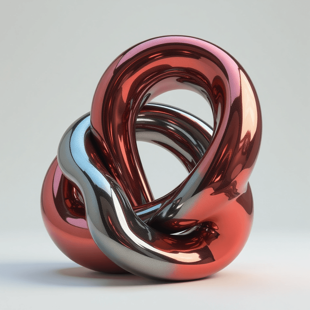 3D Metallic Sculpture