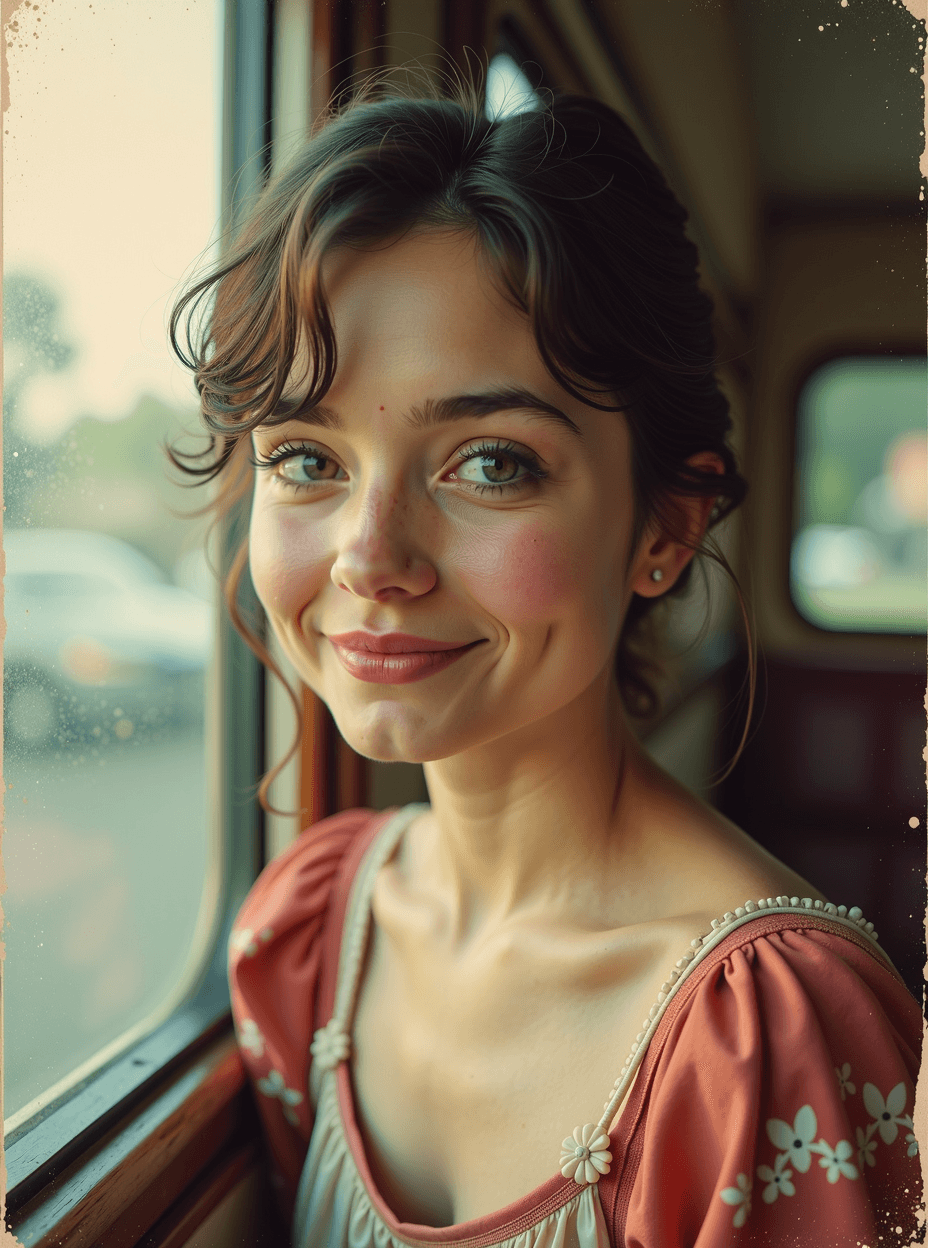 Retro Vintage Selfie