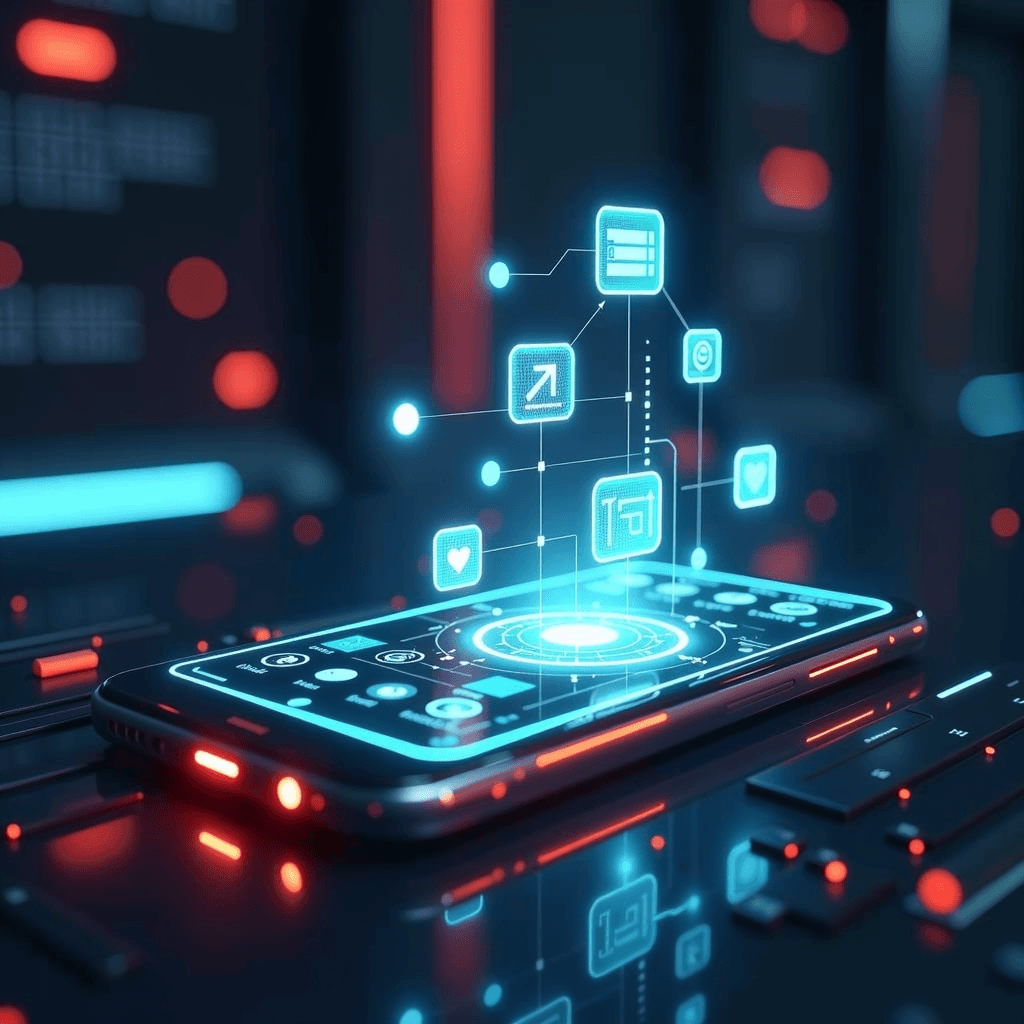 Futuristic mobile phone