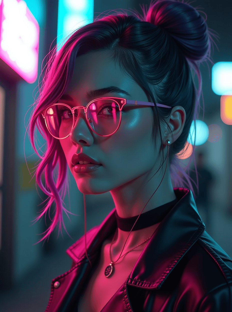 Cyberpunk Selfie