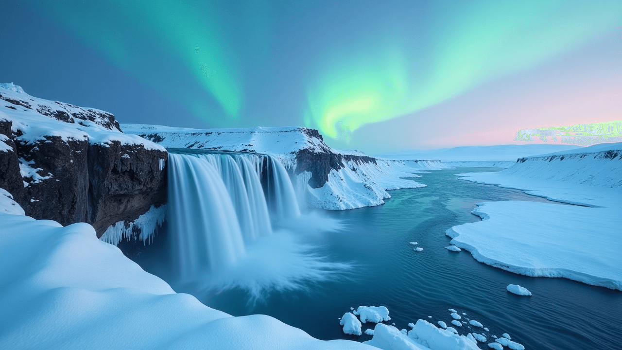 Frozen Waterfall