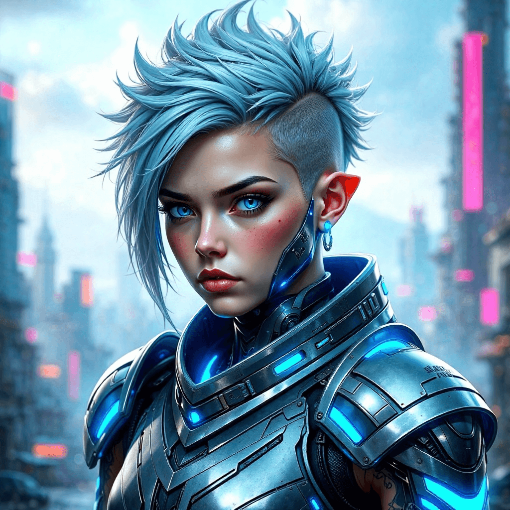 Futuristic Warrior Avatar