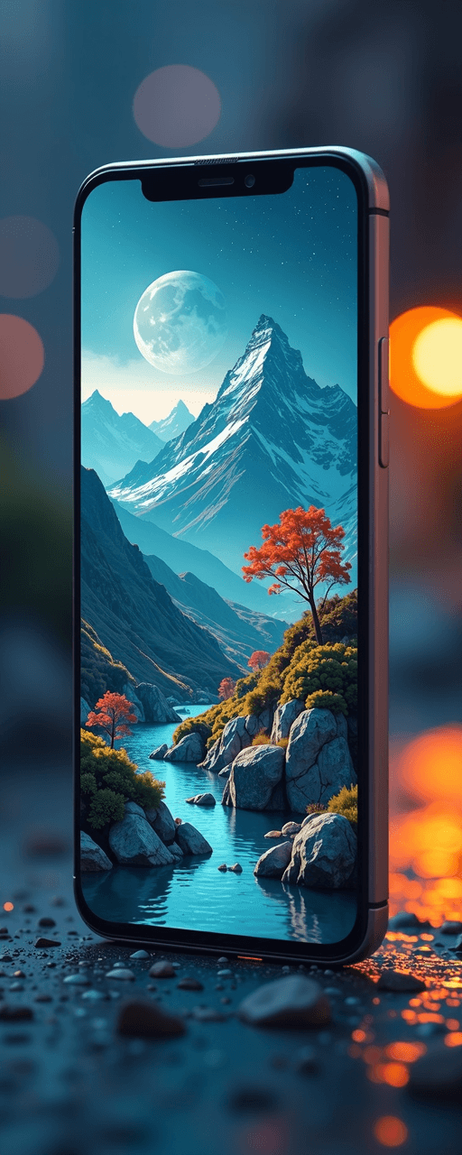 Holographic mobile phone