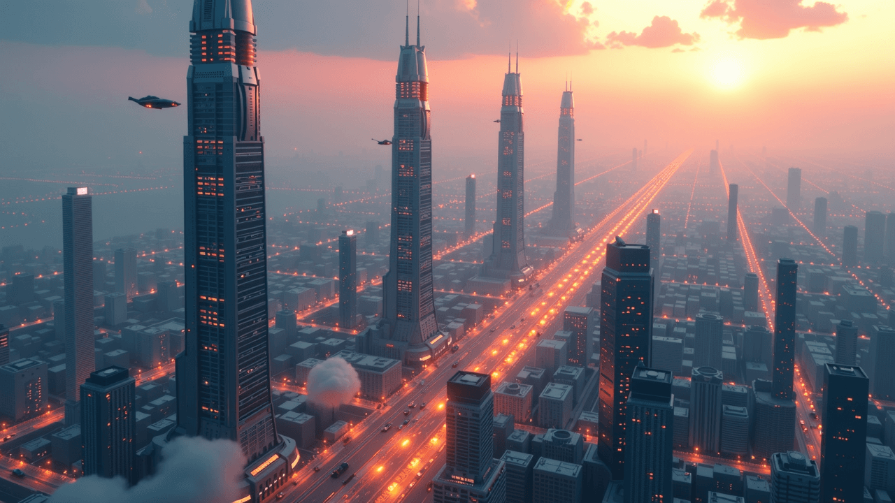 Futuristic city