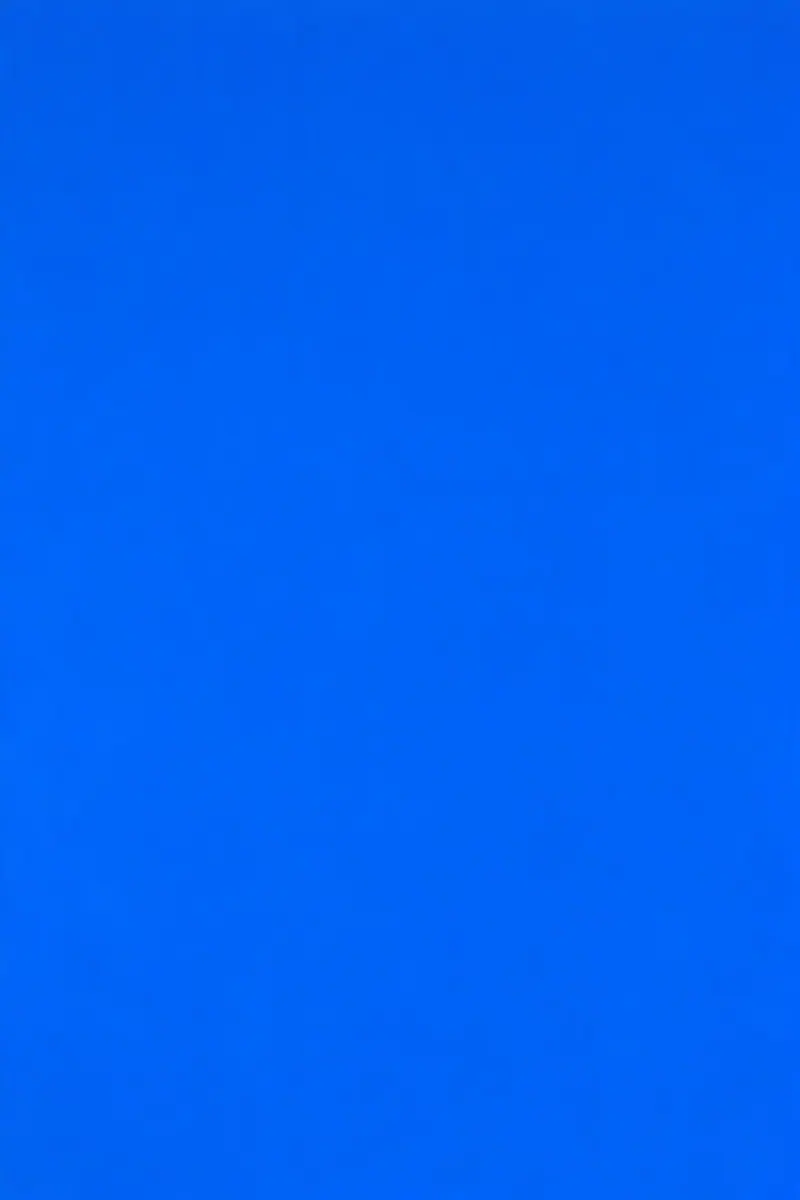 The clean background the split returned: plain blue with everything on top taken away