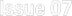 The Issue 07 layer from the split poster, on a transparent background