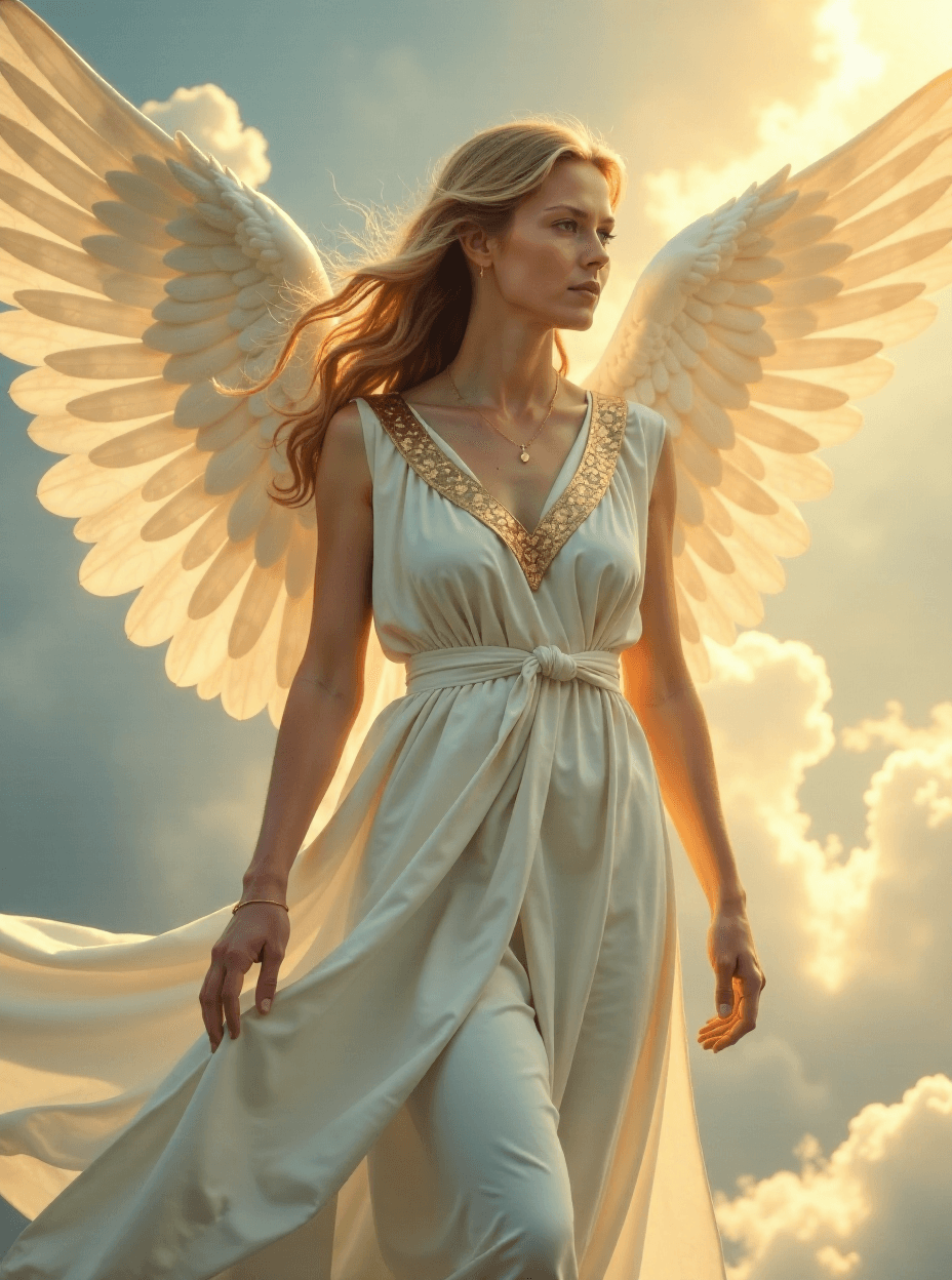 Ethereal Angelic Figure