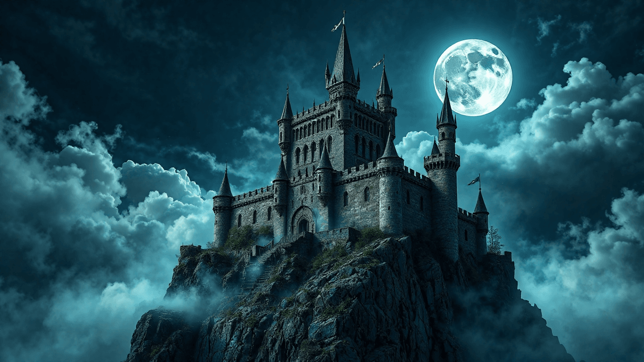 Moonlit Gothic Stronghold