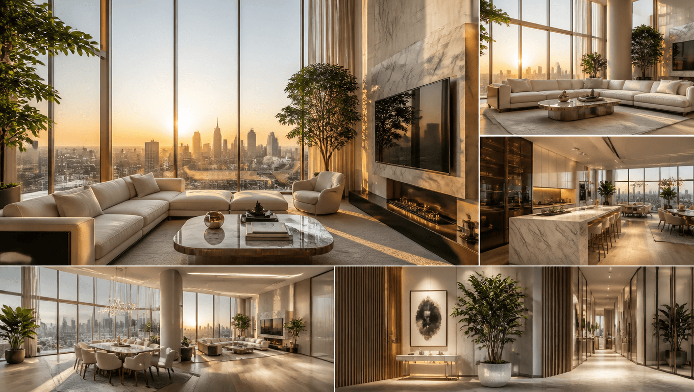 Top 10 Interior Design Images Created with Flux 1 AI 2025