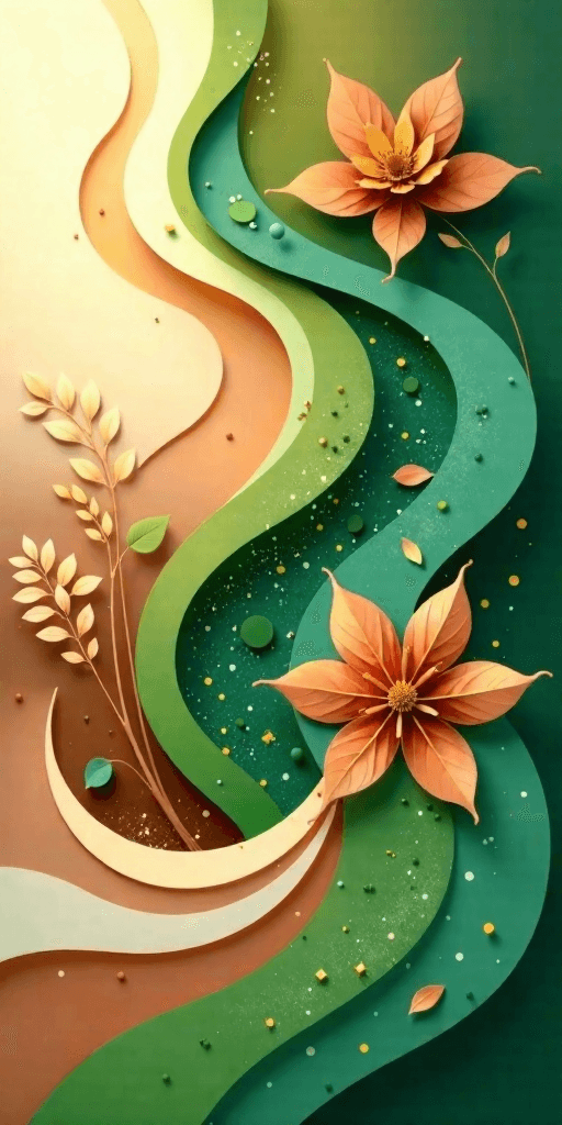 Nature-Inspired Abstract Art