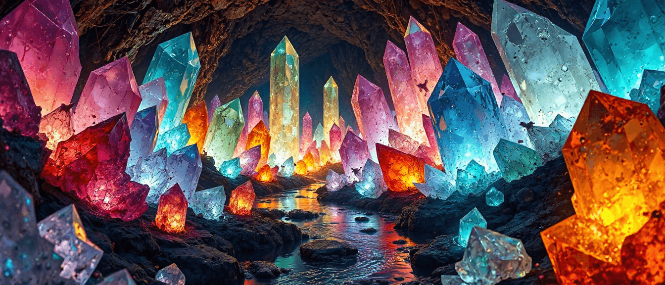Starlit Crystal Cavern