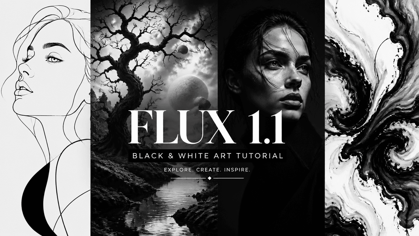 How To Use Flux 1.1 for Black and White Art (2025 Guide)