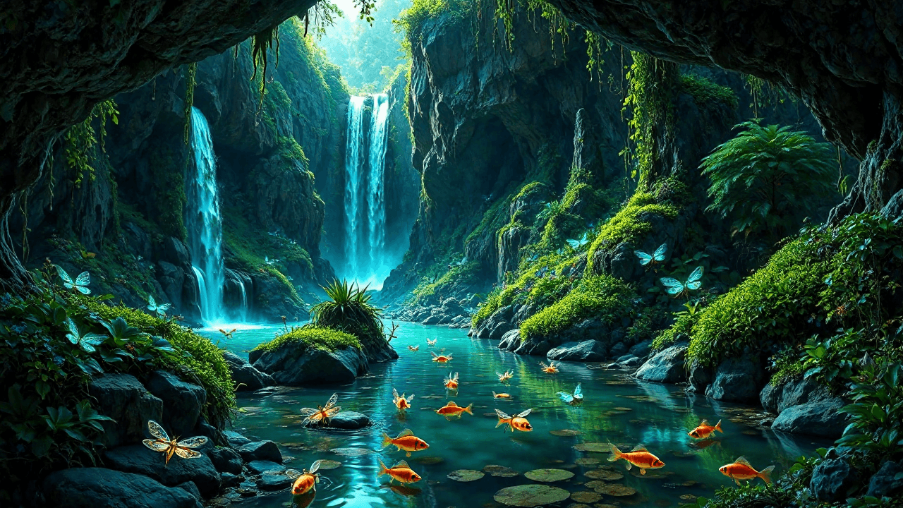 Mystic Waterfall Canyon