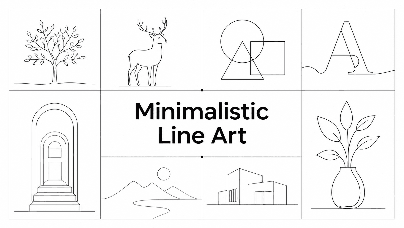 Top 10 Minimalistic Line Art Prompts Using Flux AI 2026