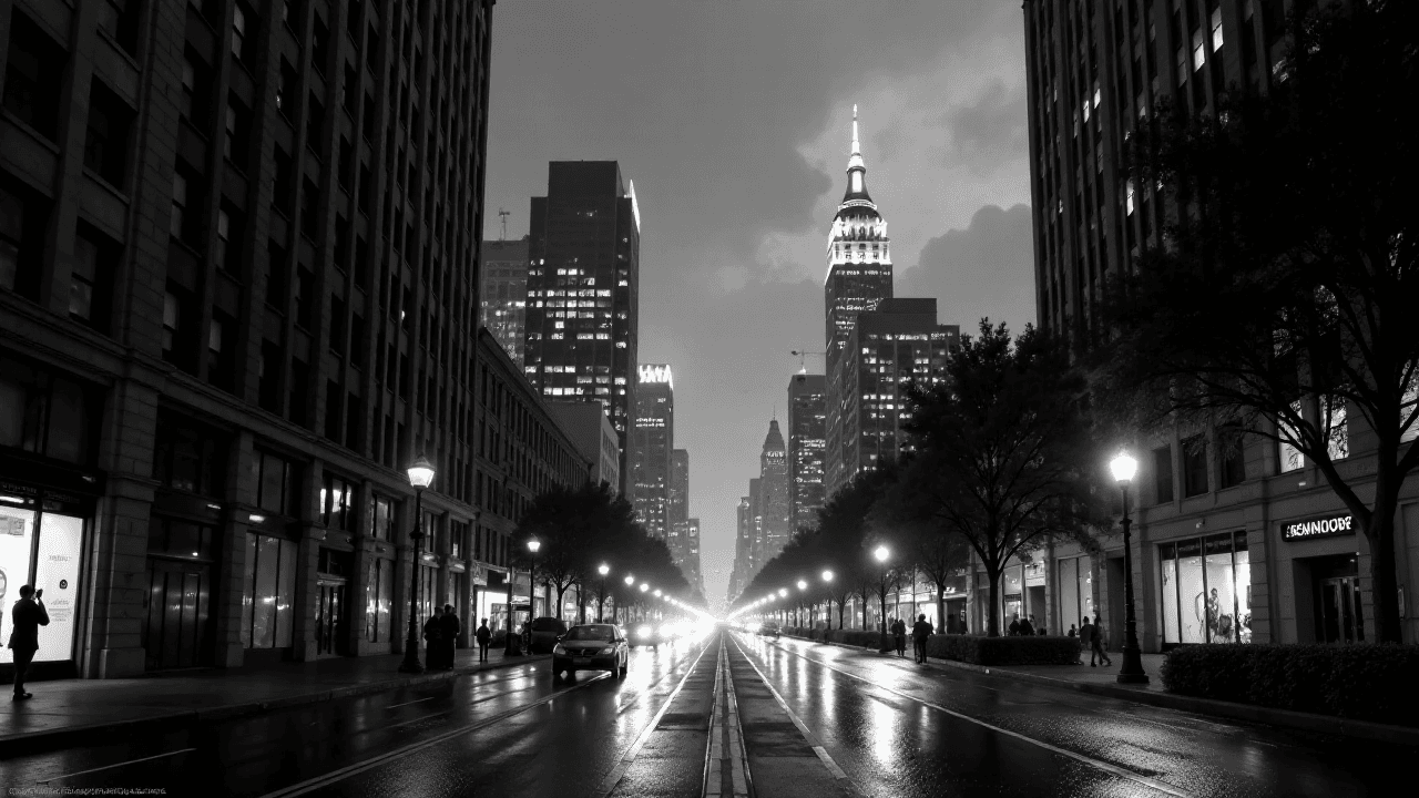 Monochrome Cityscape