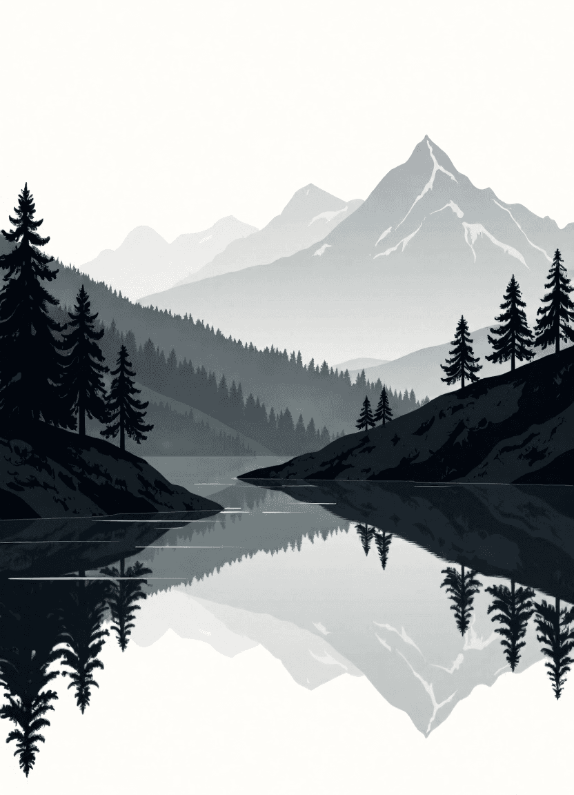 Monochrome Landscape