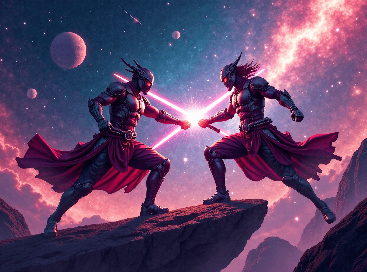 Cosmic Samurai Battle