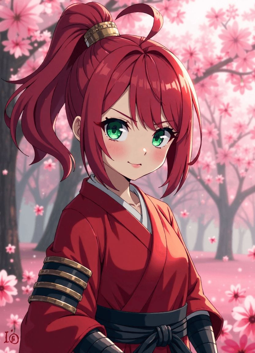 Spirited Samurai Girl