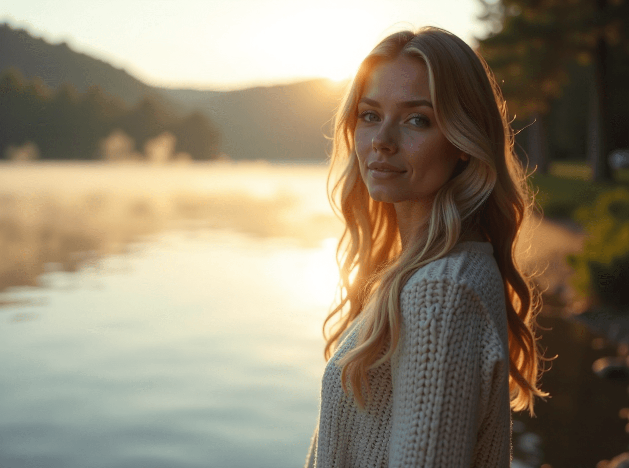 Morning by the Lake