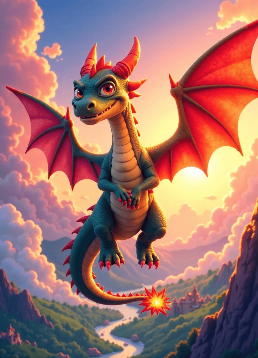 Fantasy Dragon Flight