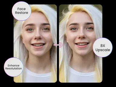 AI Image Upscaling Example - Enhance Resolution