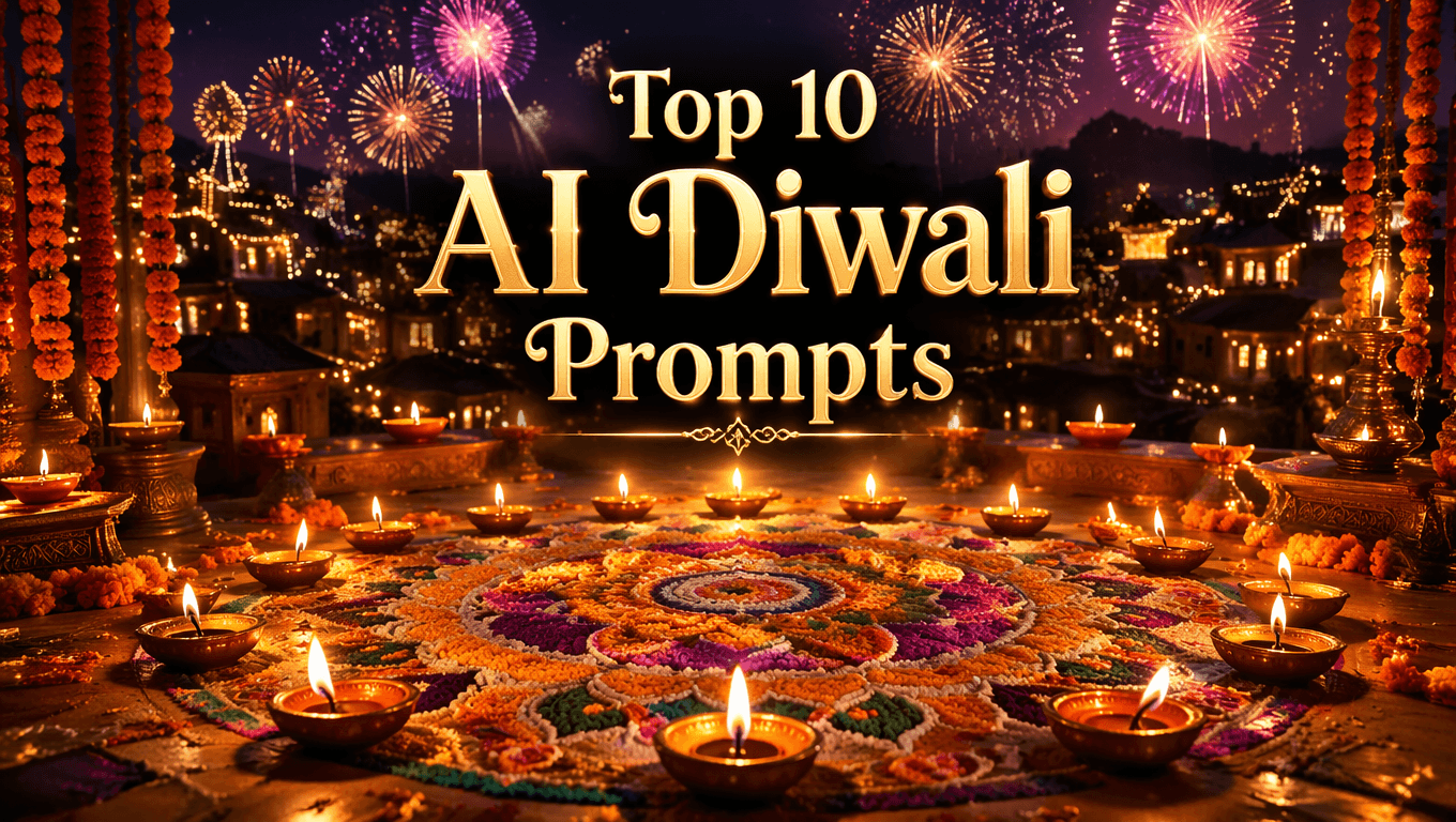 Top 10 AI Diwali Image Prompts for Stunning Festival Art