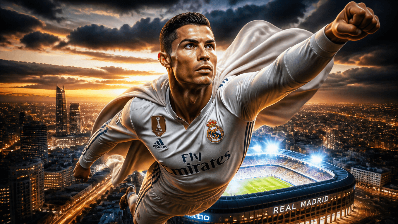 Cristiano Ronaldo Superhero