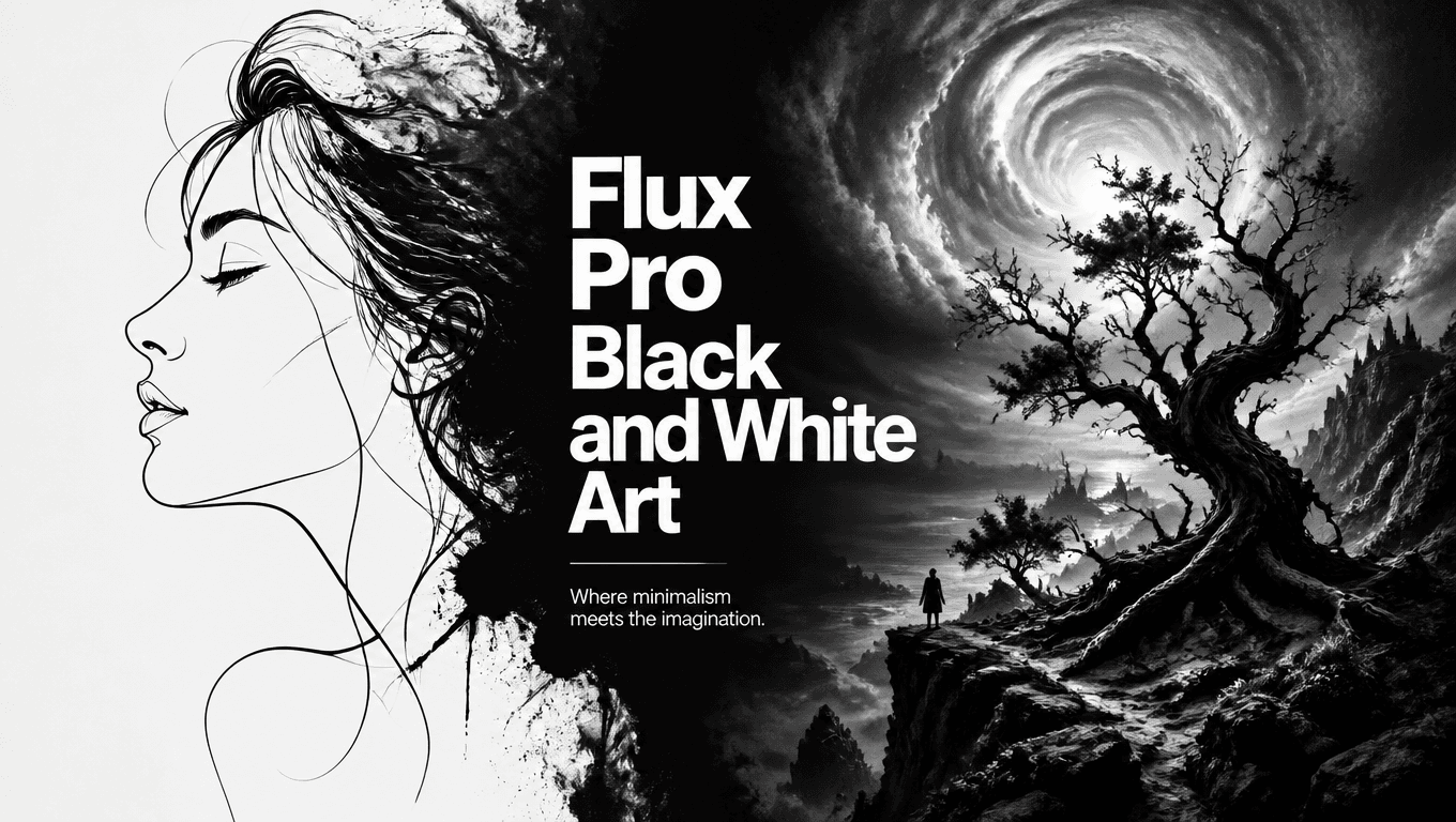 Flux Pro for Black and White Art: Top 5 Prompts Guide 2025