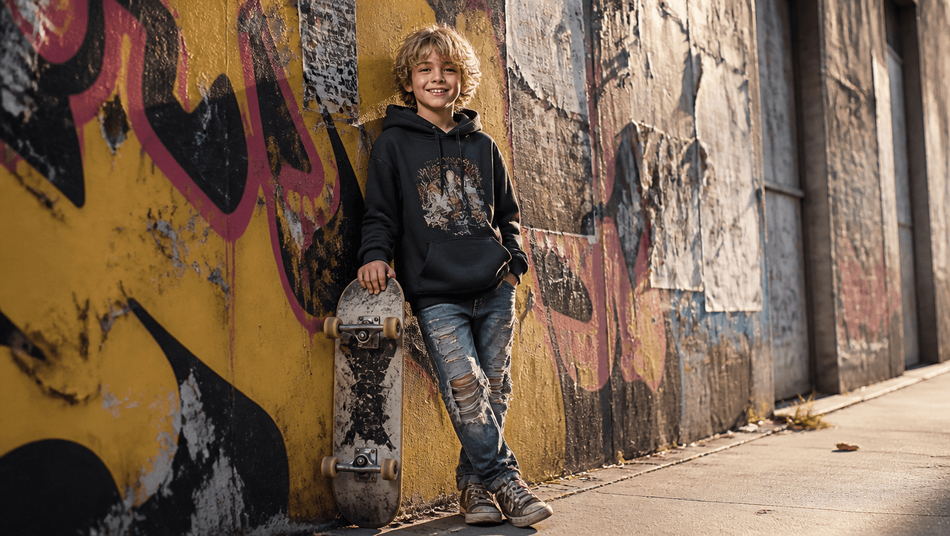 Morning Skateboarder