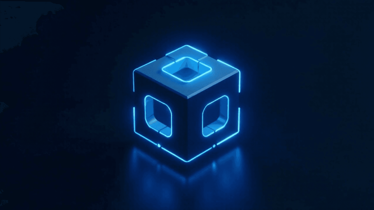 Futuristic Cube Logo