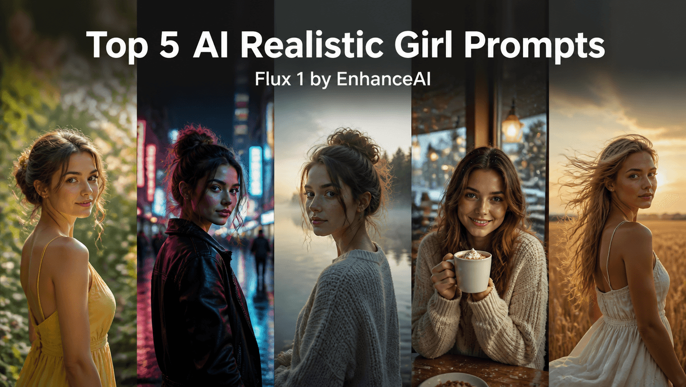 Top 5 AI Image Prompts for Realistic Girl Portraits 2025
